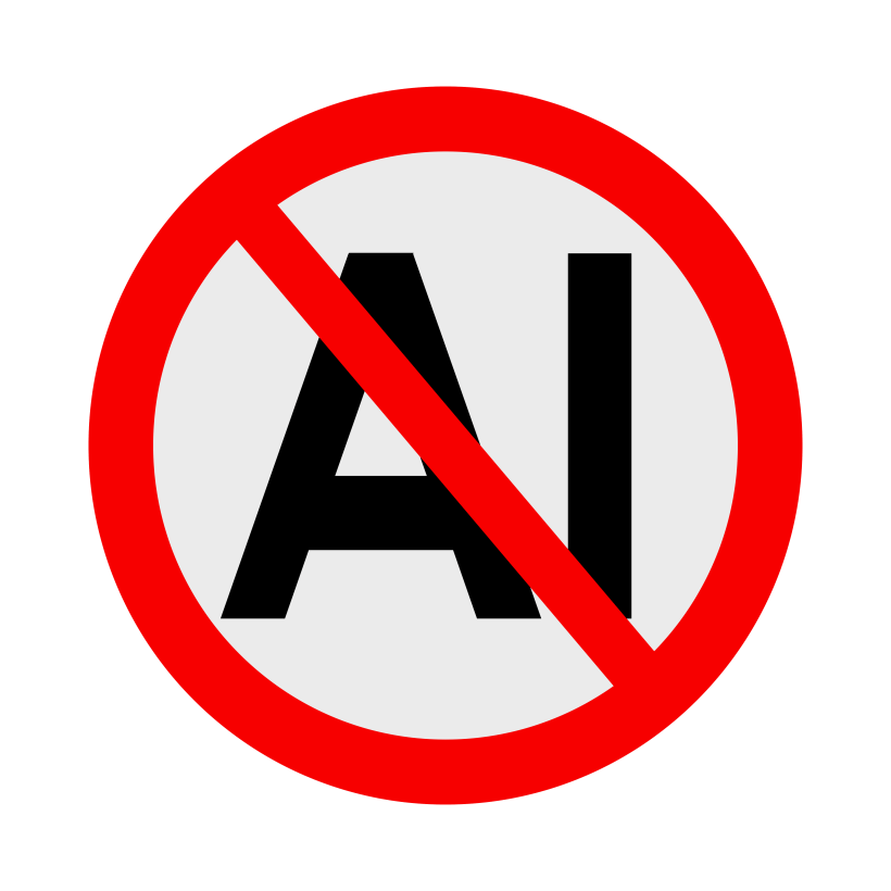 No AI sign